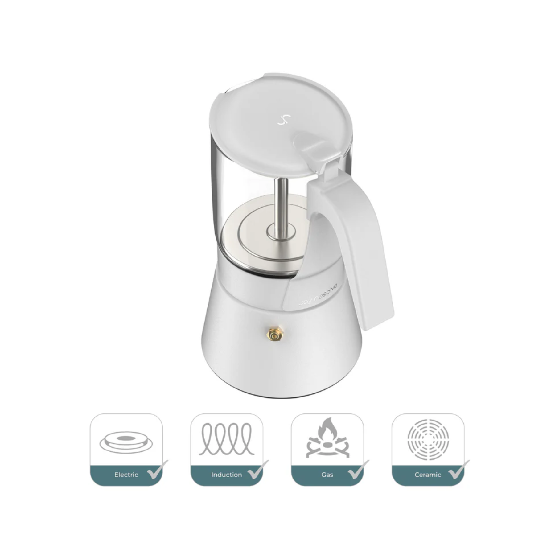 Joy Resolve ClearBrew™ Moka Pot