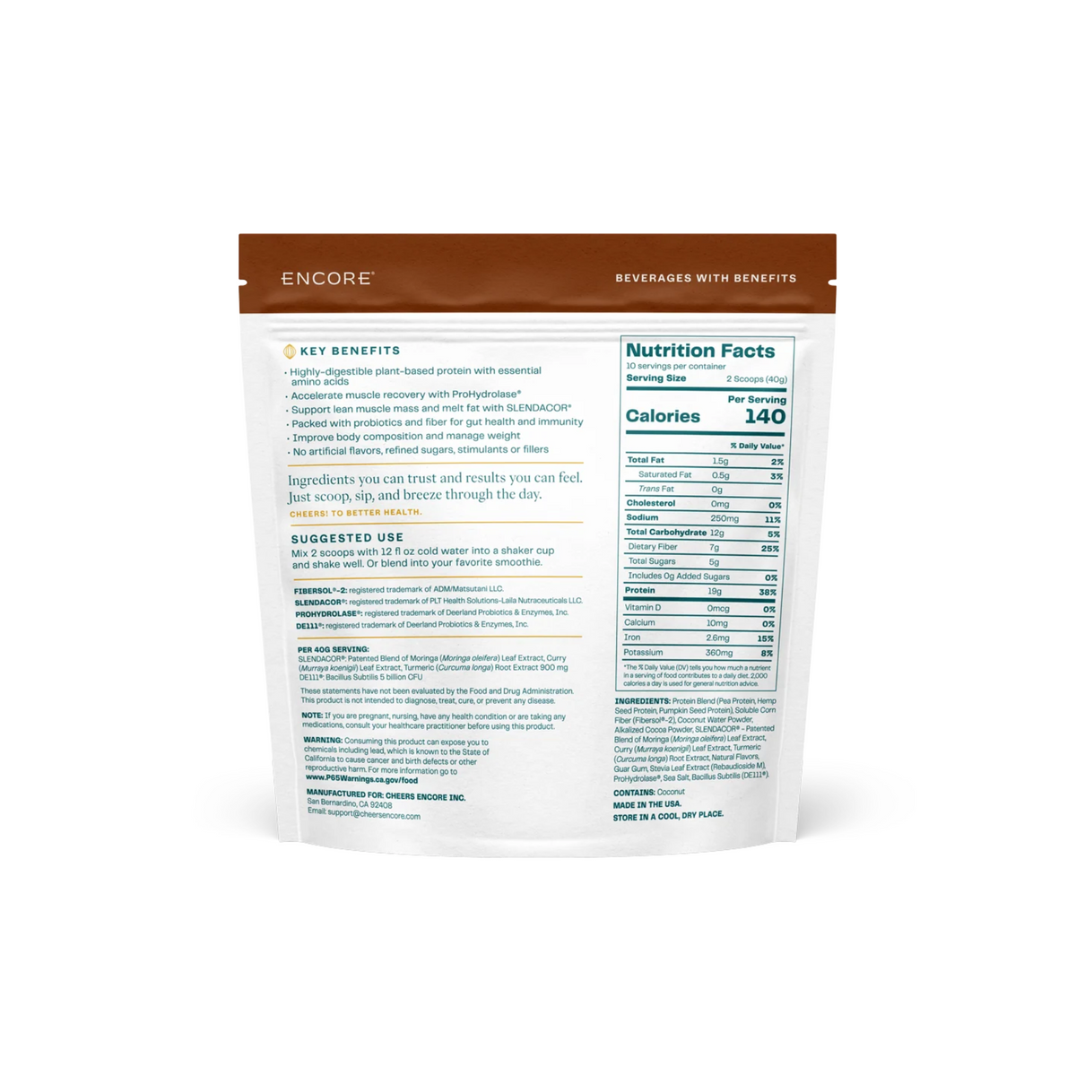 Encore Chocolate Protein