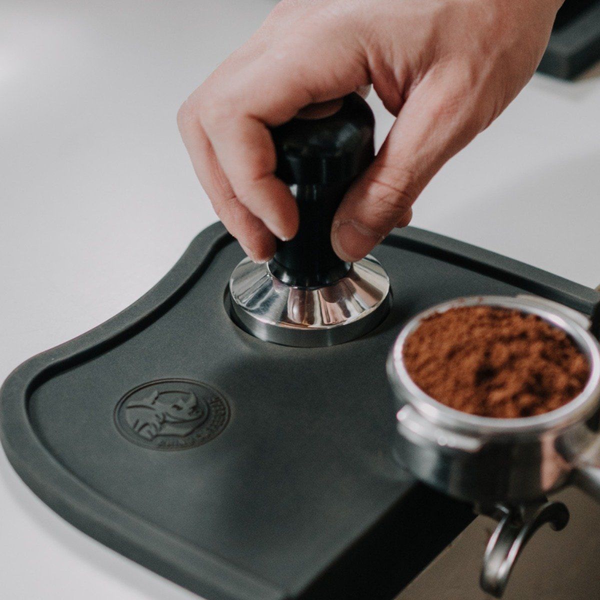 Rhino Coffee Gear Corner Tamper Mat