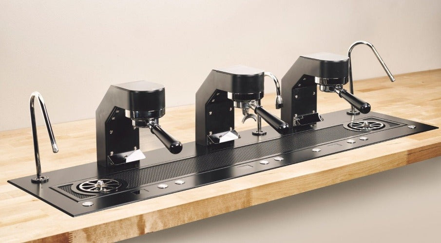 Mavam Under Counter Espresso machine, 3 Group, black