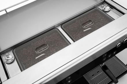 Air cooled coffee and espresso bean hoppers