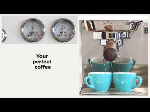 Making a perfect coffee with Ascaso Baby T espresso machine