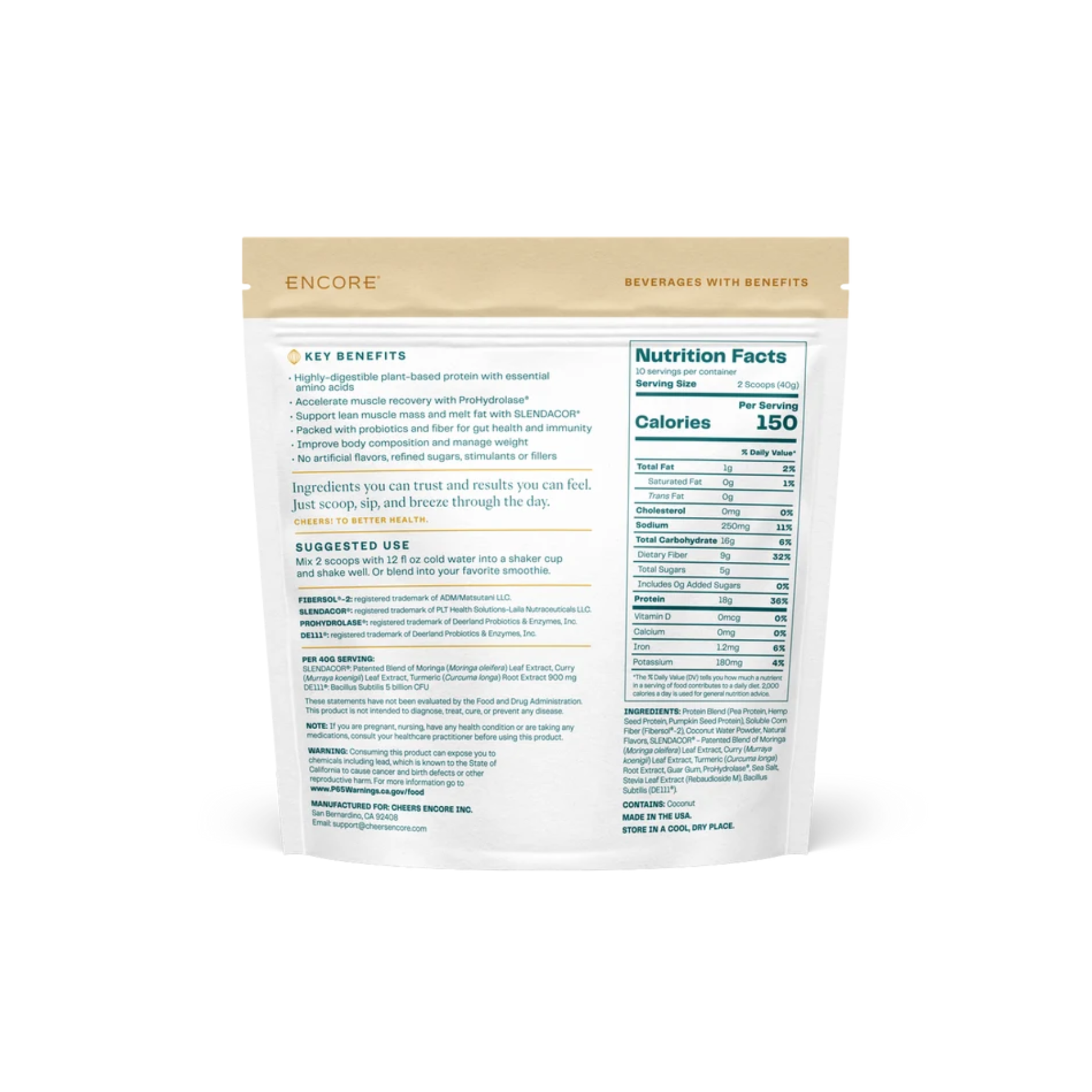 Encore Vanilla Protein