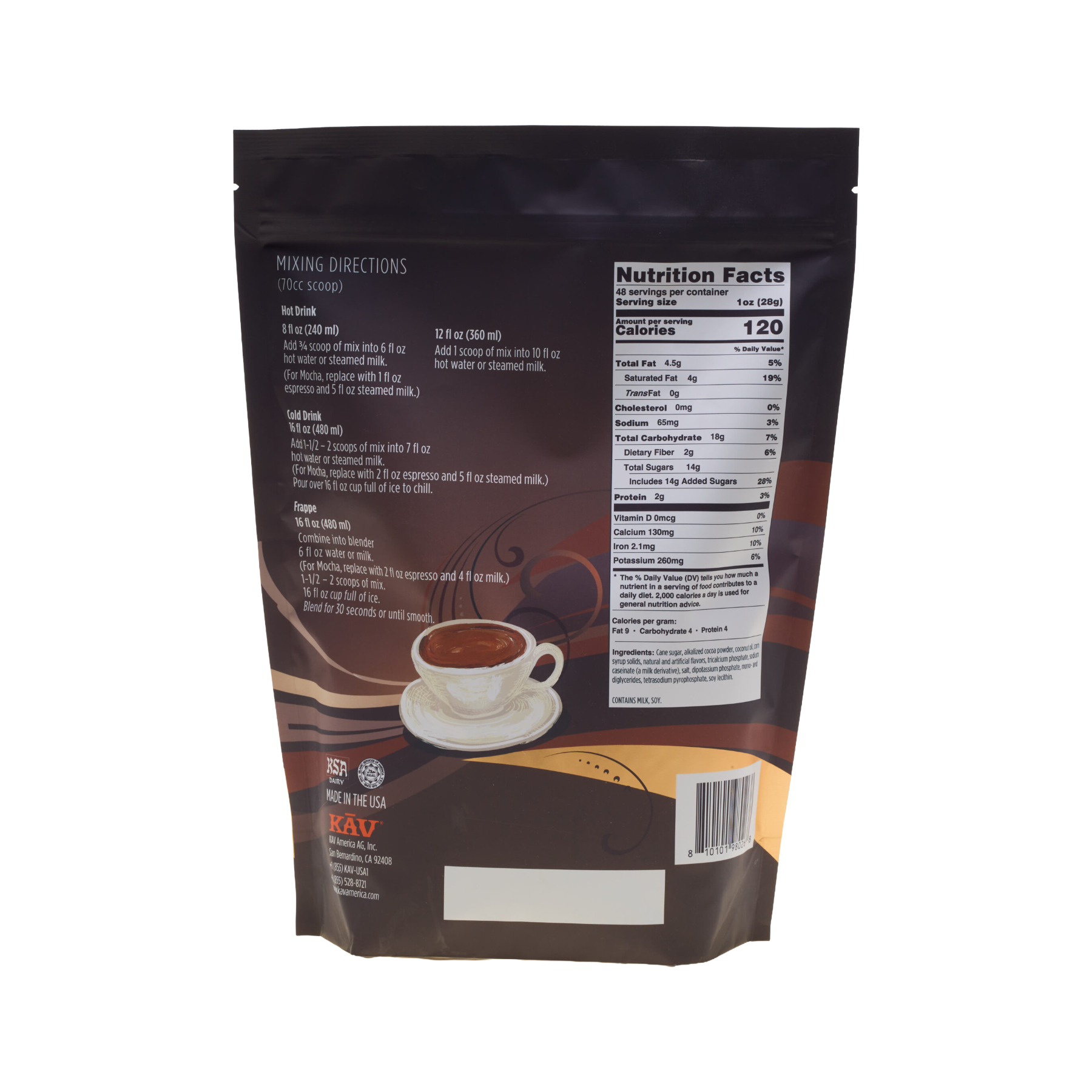 KAV Barista Dark Chocolate