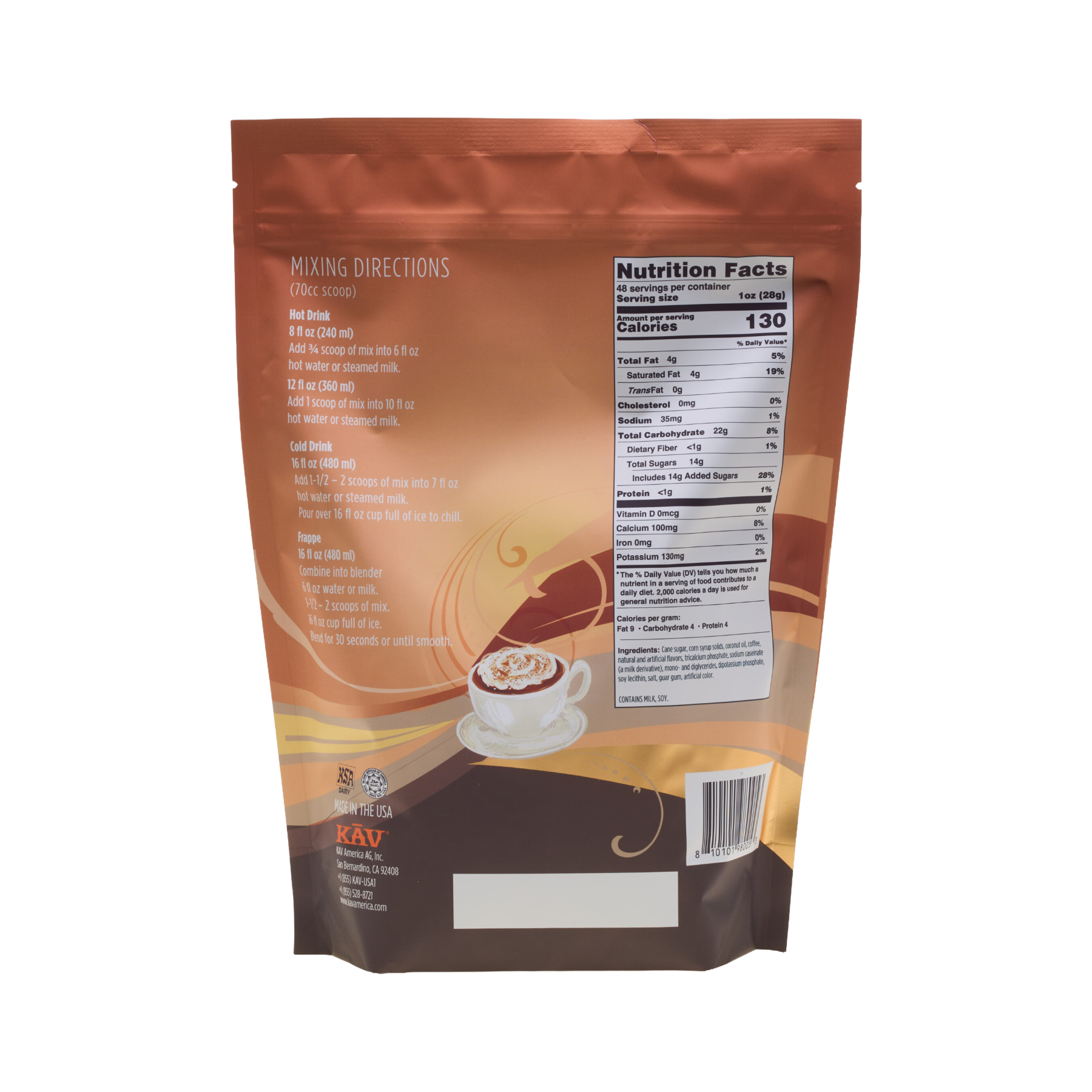 KAV Gingerbread Latte