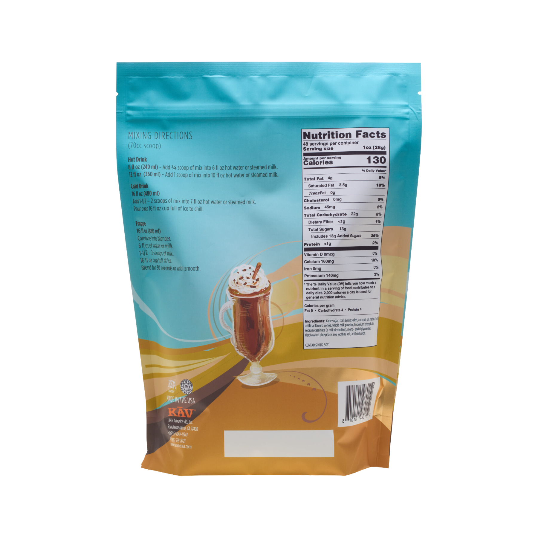 KAV Ice Blended Coffee Toffee