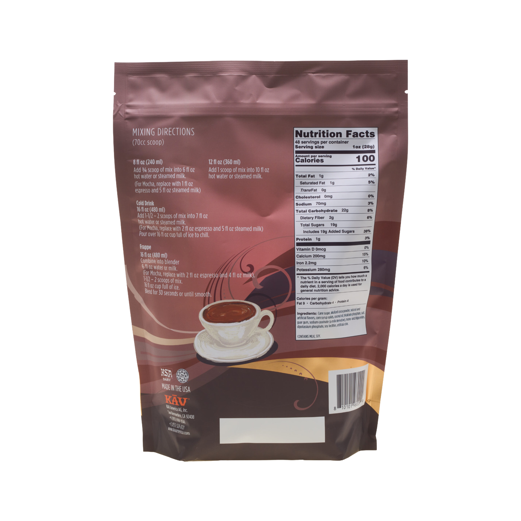 KAV Luxurious Belgian Dark Chocolate