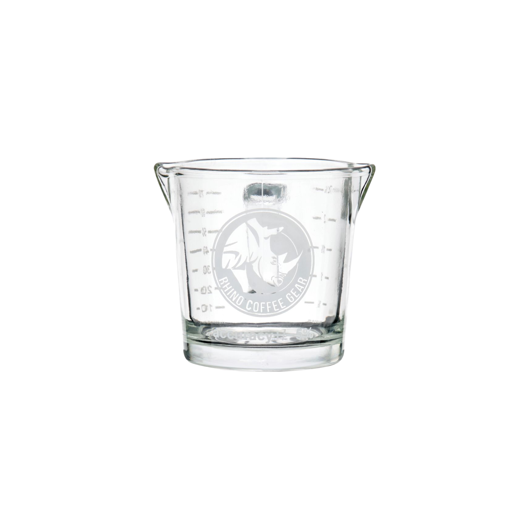 Rhino Coffee Gear Double-Spouted Shot Glass