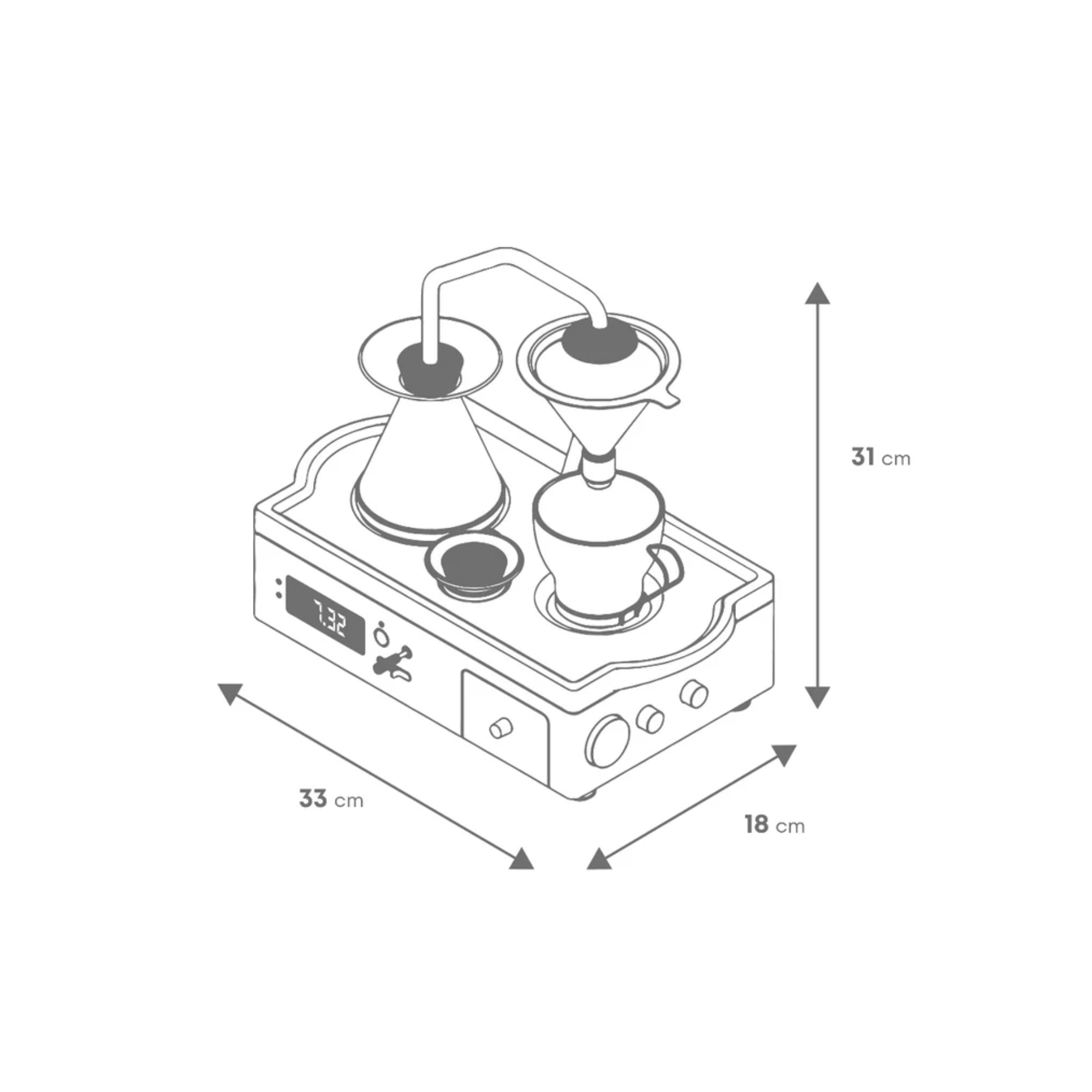 Joy Resolve The Barisieur™ Tea & Coffee Alarm Clock