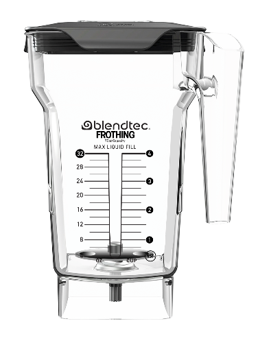 Blendtec combined the volume of FourSide Jar with a wave-like blade to create Frothing Jar