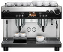 WMF Espresso (Hybrid) looks and sounds like a traditional machine but it is automated - guaranteeing high coffee quality with ease. Conventional portafilter espresso machine requires technical know-how and applying perfect tamping pressure but the WMF espresso measures all key brewing parameters and provides automatic grinding and tamping.