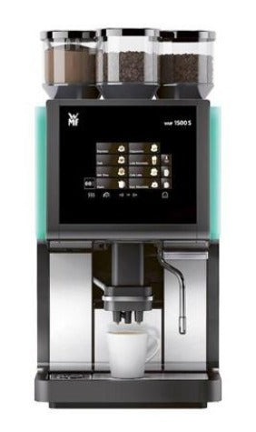 The WMF 1500S is the basic model for coffee indulgence. It is a fully automatic espresso machine that prepares high-quality coffee specialities, and it practically operates itself.