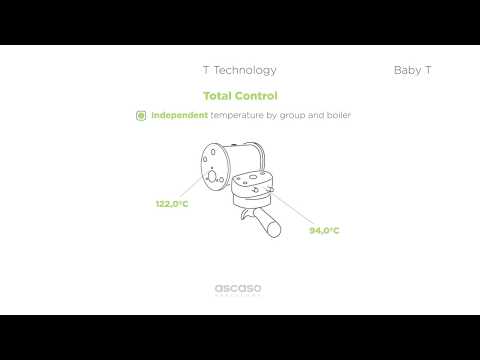T Technology on Ascaso Baby T coffee machine